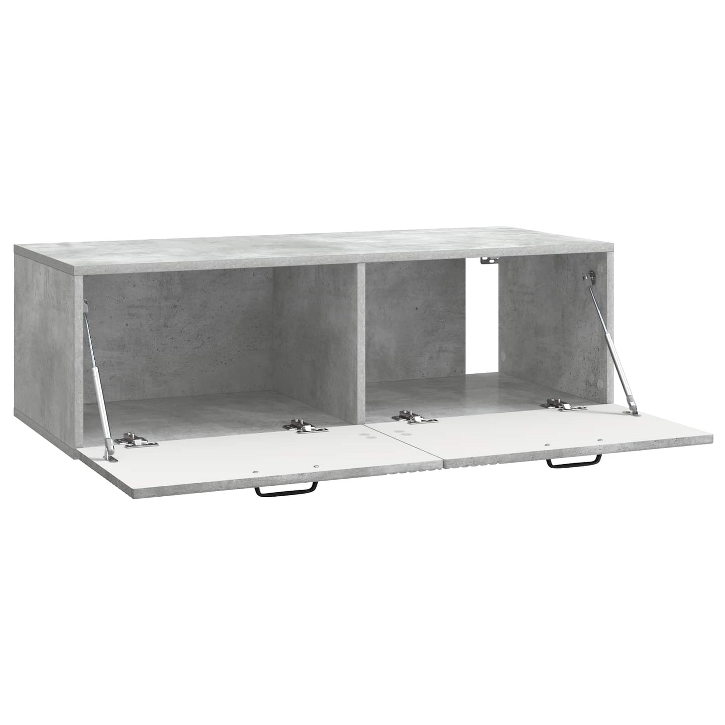 vidaXL Wall-Mounted TV Cabinet Concrete Grey 98 x 41 x 30 cm 5