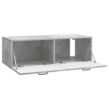 vidaXL Wall-Mounted TV Cabinet Concrete Grey 98 x 41 x 30 cm 5