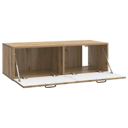 vidaXL Wall-Mounted TV Cabinet 98 x 41 x 30 cm Artisan Oak 5
