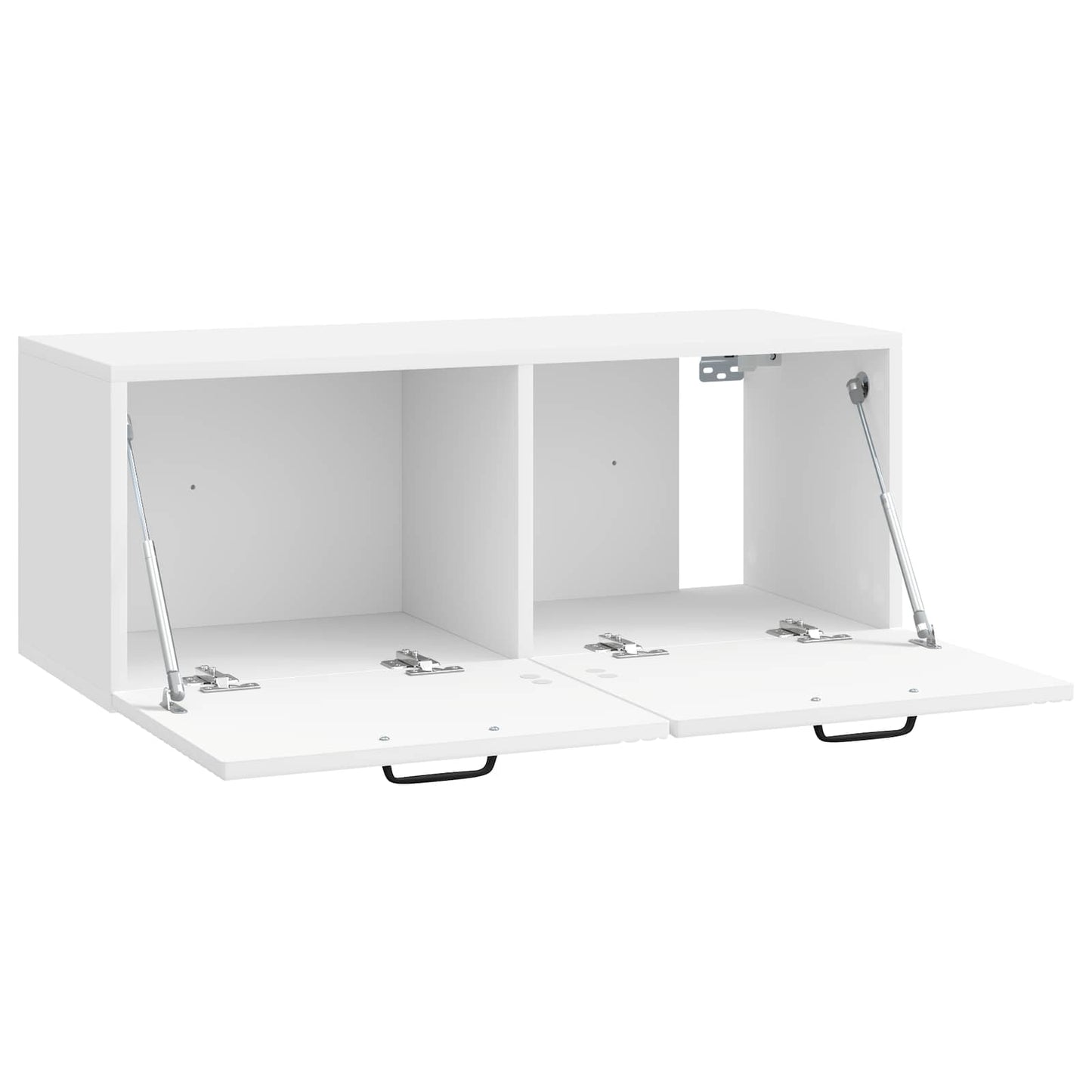 vidaXL Wall-Mounted TV Cabinet High Gloss White 78.5 x 31 x 30 cm 5