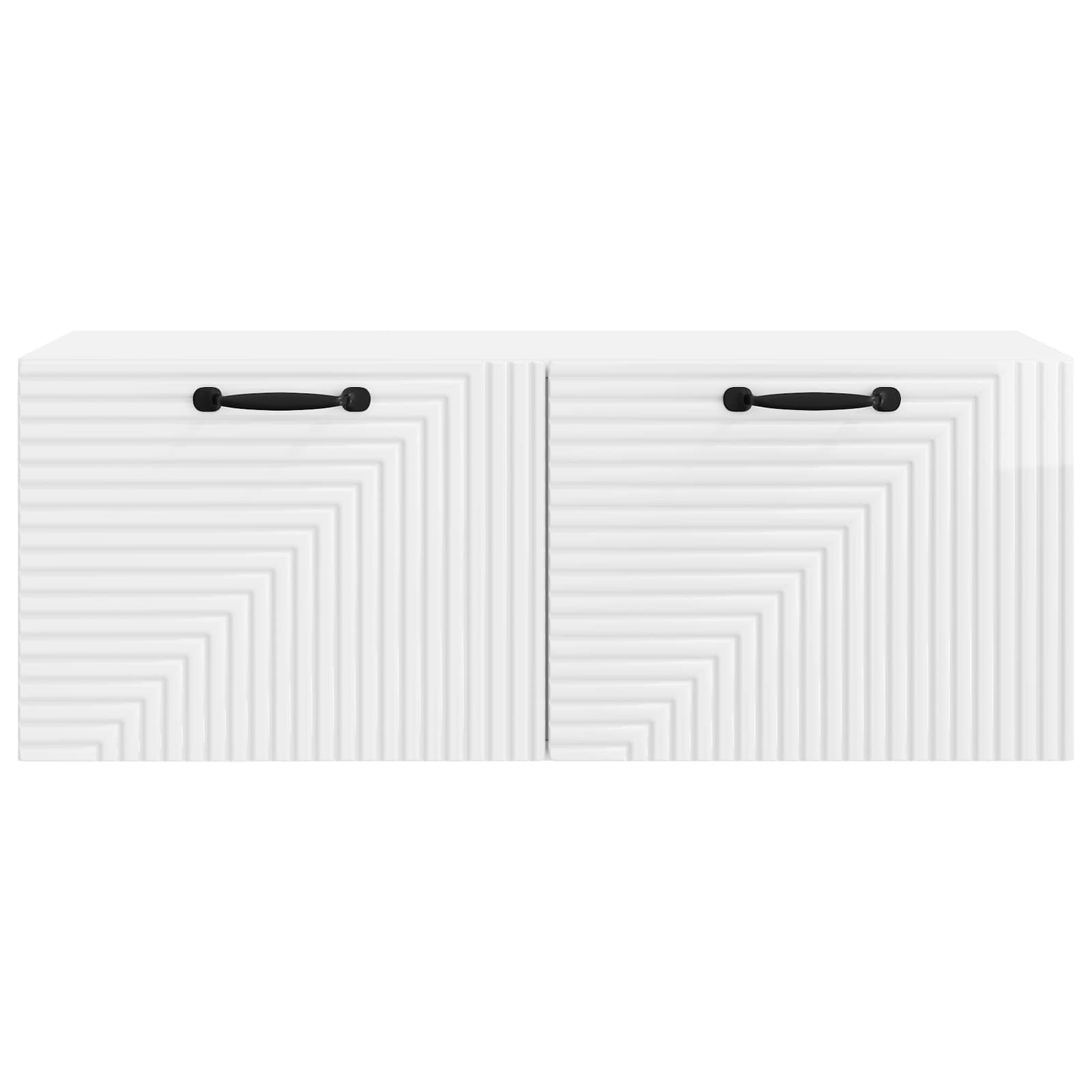 vidaXL Wall-Mounted TV Cabinet High Gloss White 78.5 x 31 x 30 cm 6