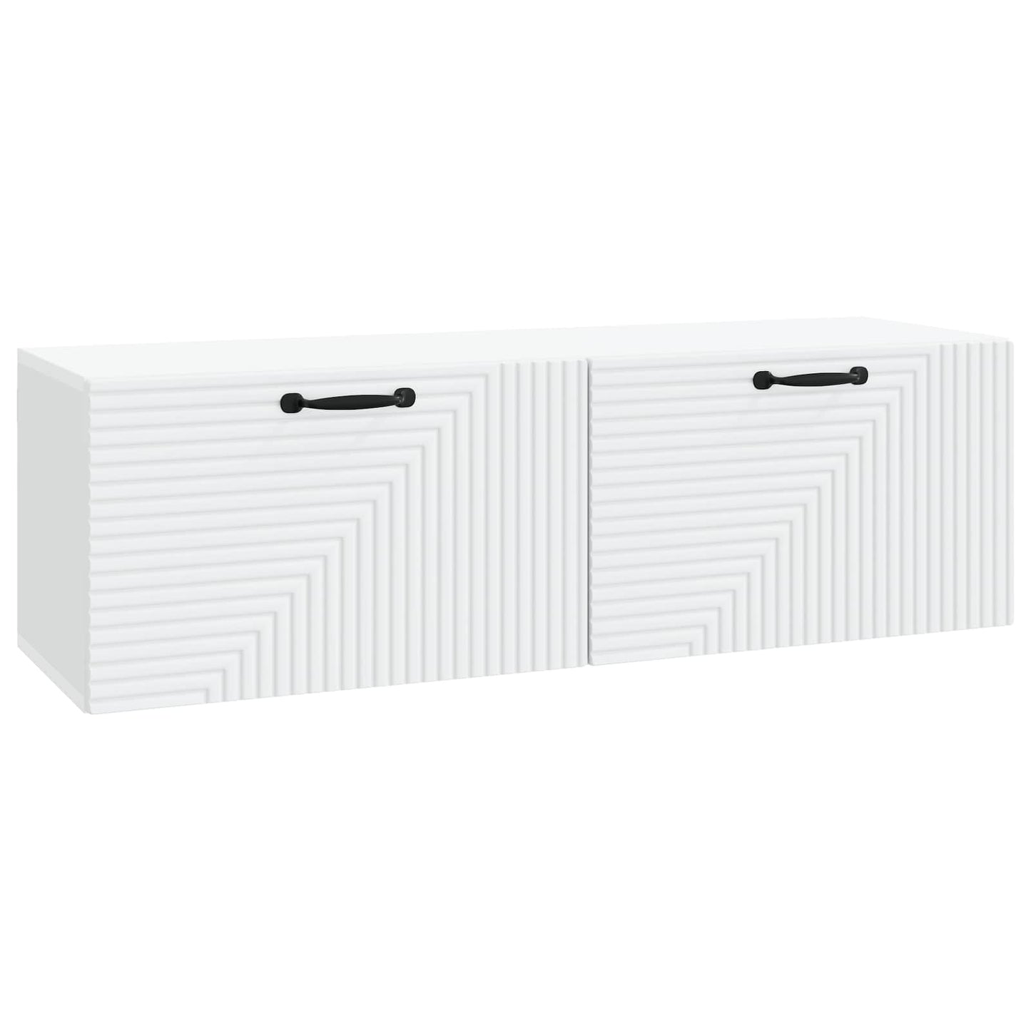 vidaXL Wall-Mounted TV Cabinet White 98 x 31 x 30 cm Engineered Wood 2