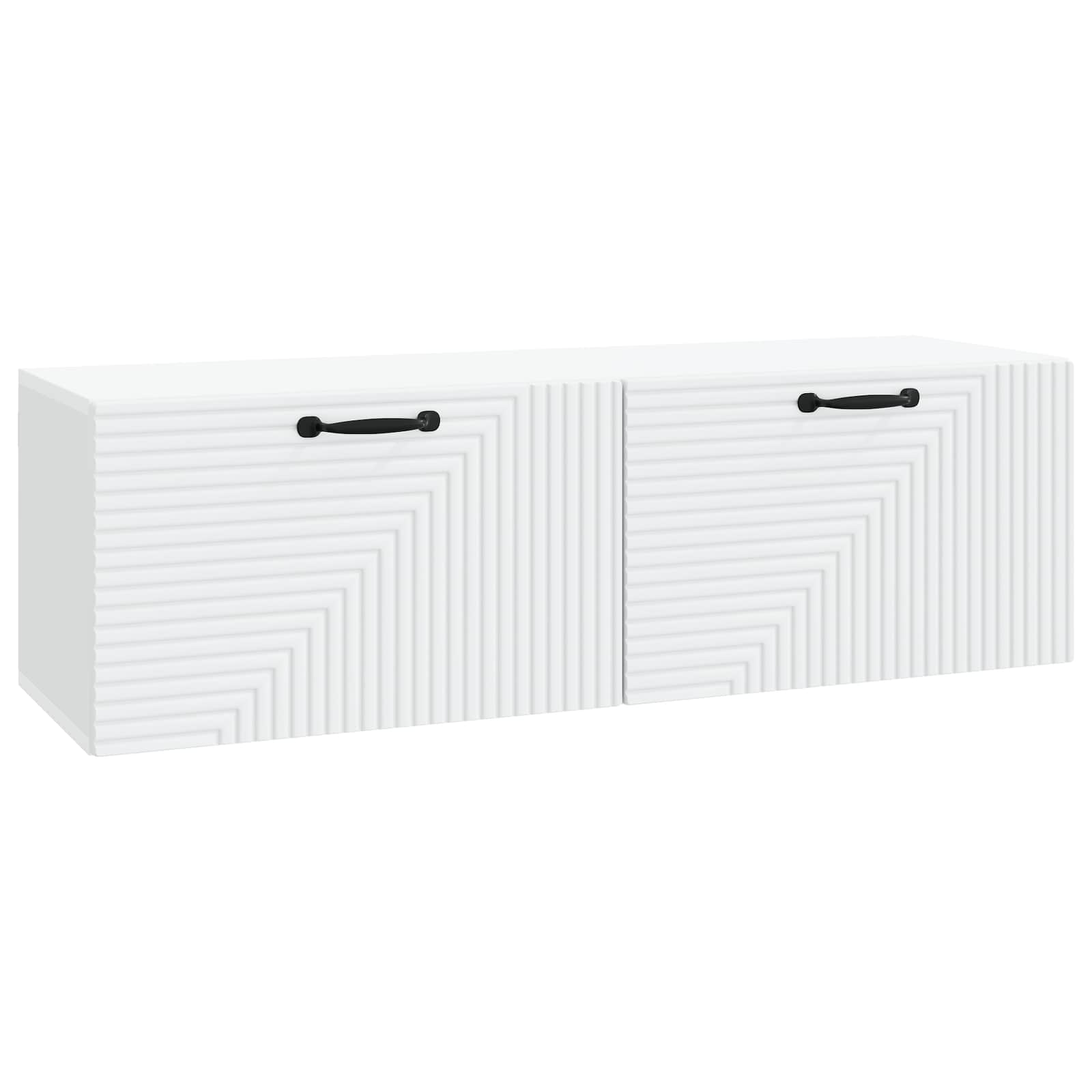 vidaXL Wall-Mounted TV Cabinet White 98 x 31 x 30 cm Engineered Wood 2