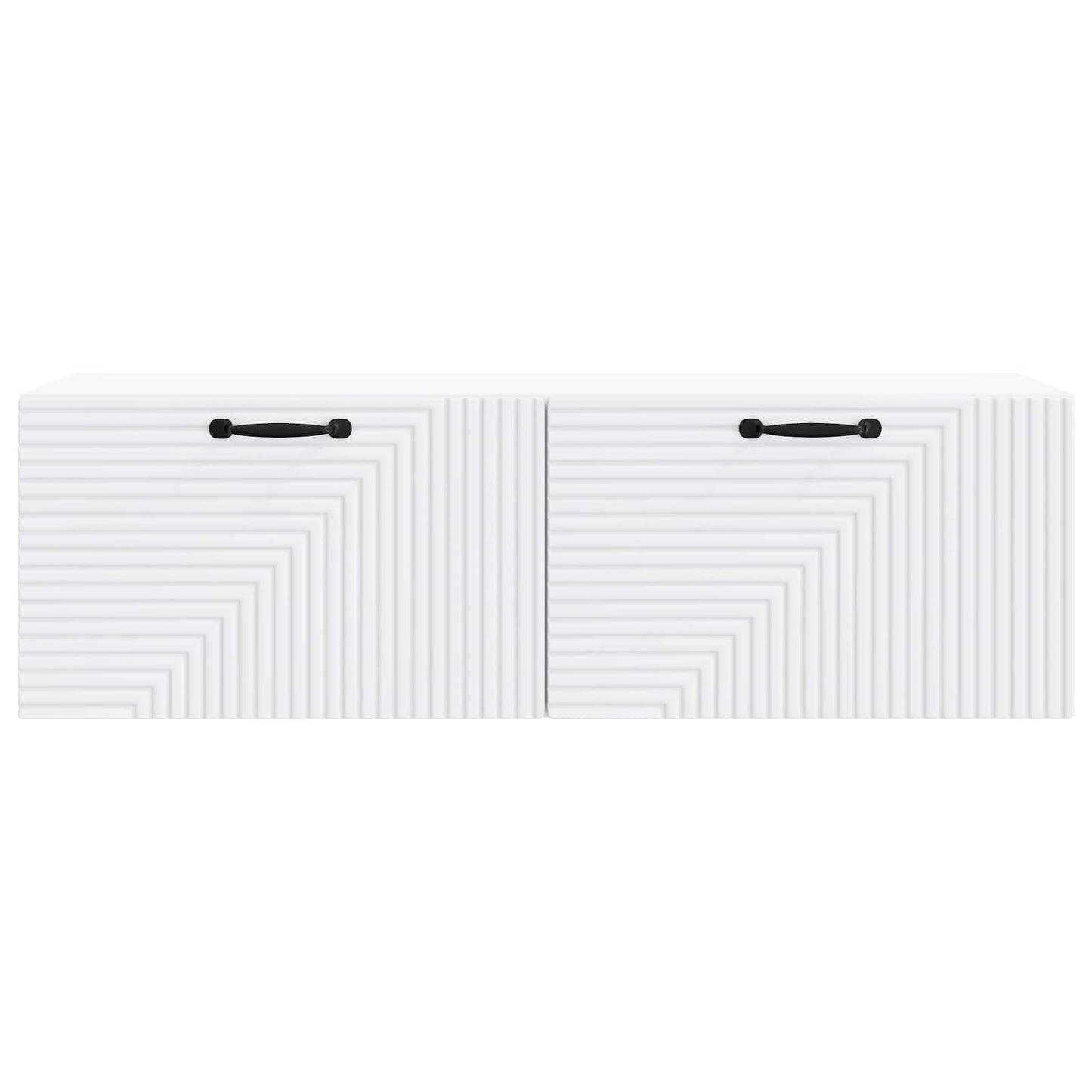 vidaXL Wall-Mounted TV Cabinet White 98 x 31 x 30 cm Engineered Wood 6