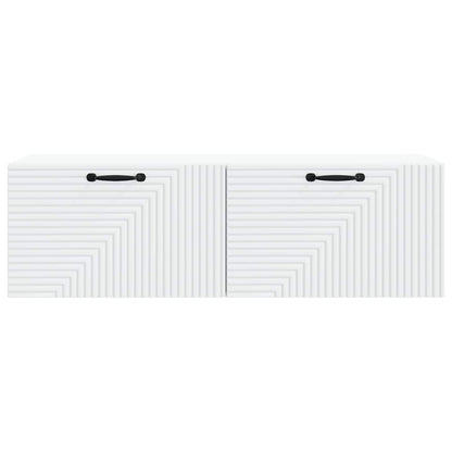 vidaXL Wall-Mounted TV Cabinet White 98 x 31 x 30 cm Engineered Wood 6