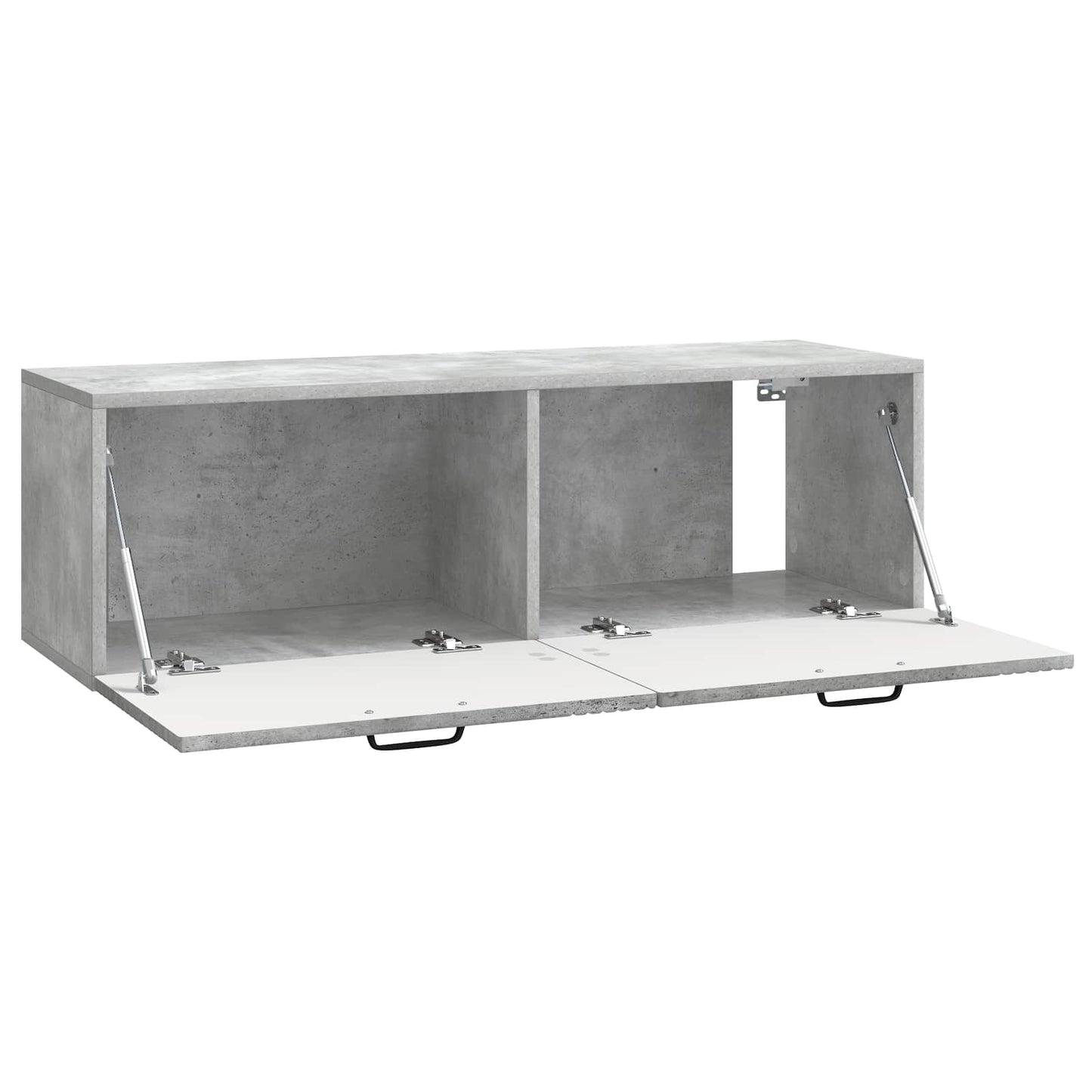 vidaXL Wall-Mounted TV Cabinet Concrete Grey 98 x 31 x 30 cm 5