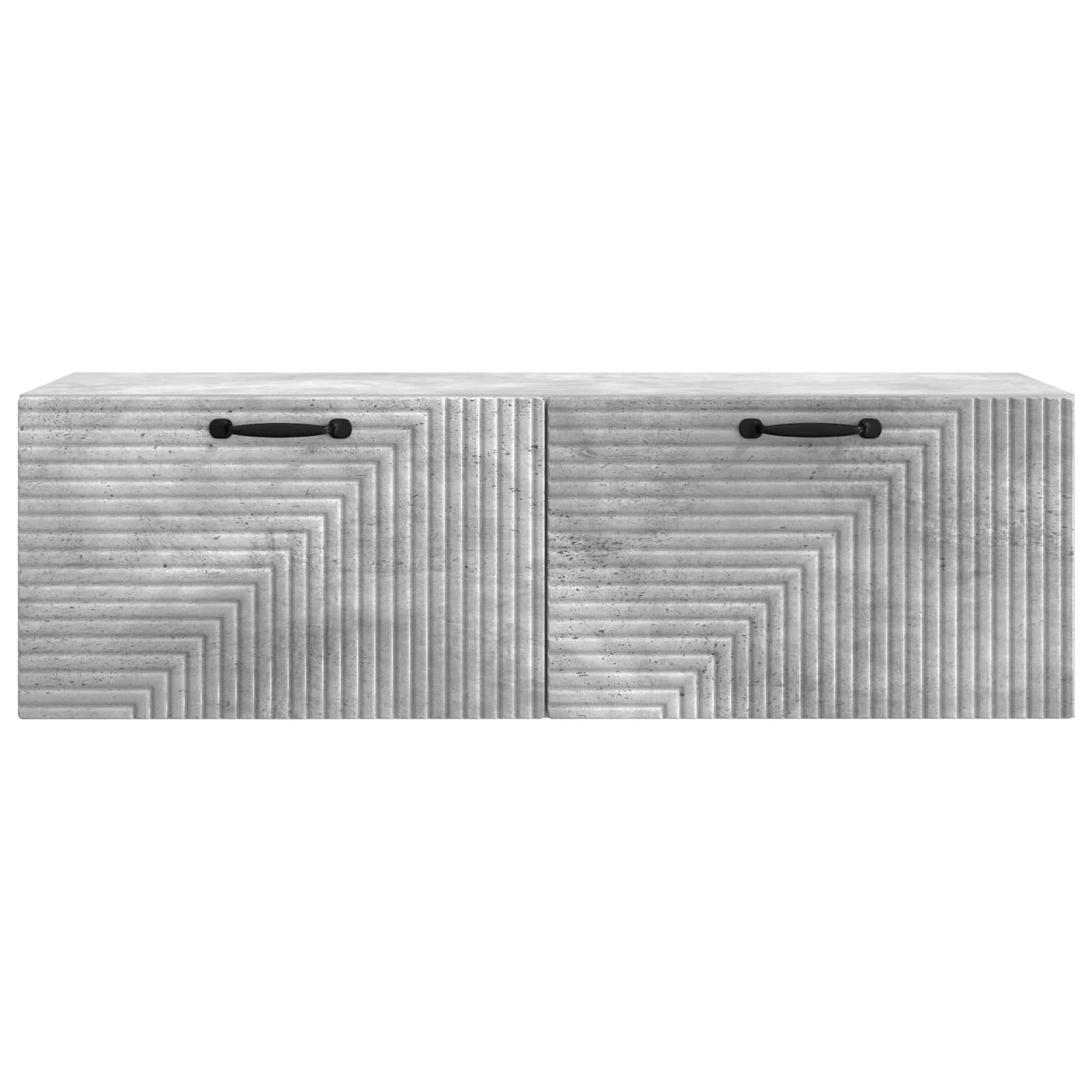 vidaXL Wall-Mounted TV Cabinet Concrete Grey 98 x 31 x 30 cm 6
