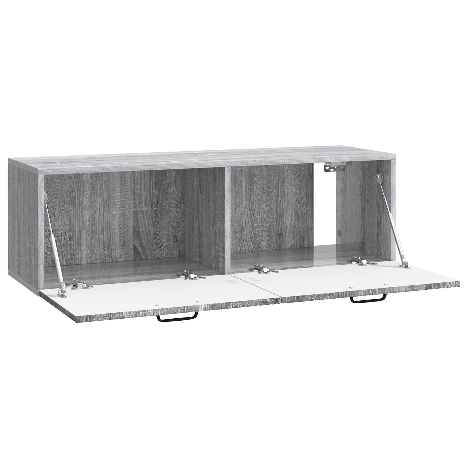 vidaXL Wall-Mounted TV Cabinet Grey Sonoma 98 x 31 x 30 cm 5
