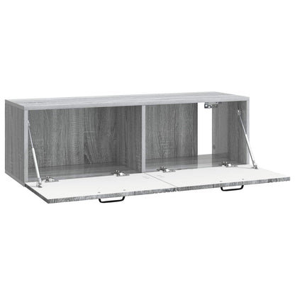 vidaXL Wall-Mounted TV Cabinet Grey Sonoma 98 x 31 x 30 cm 5