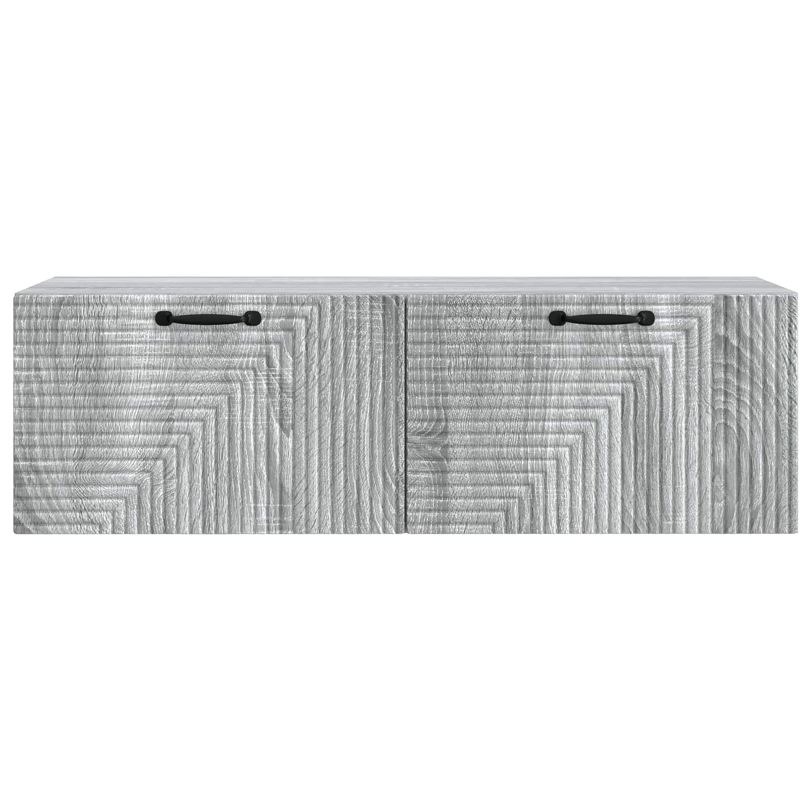 vidaXL Wall-Mounted TV Cabinet Grey Sonoma 98 x 31 x 30 cm 6