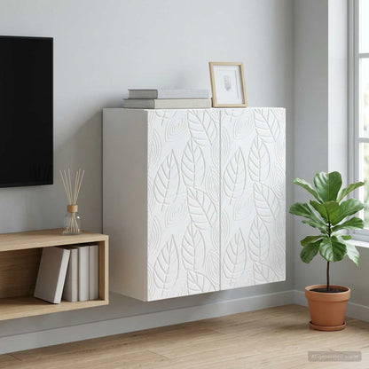 vidaXL Wall-Mounted Cabinet White 59 x 31 x 60 cm Engineered Wood 1