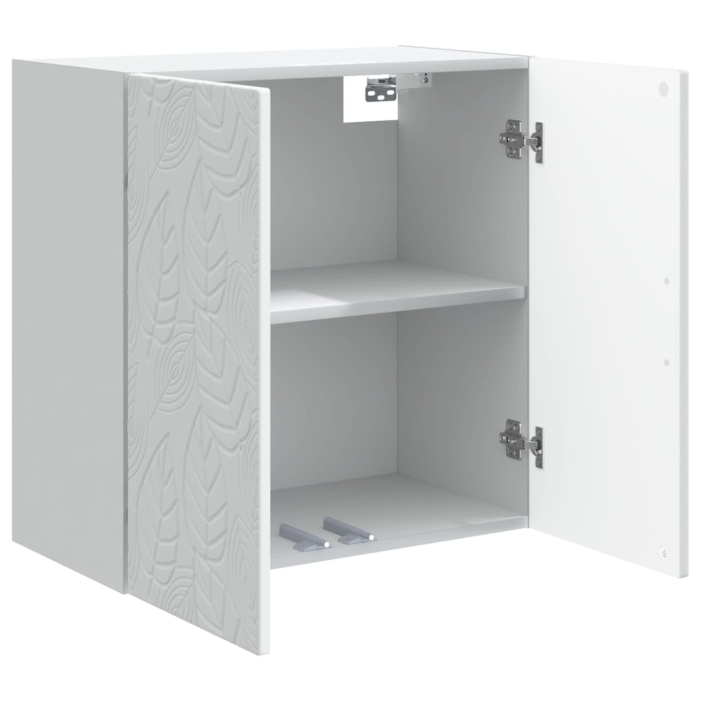 vidaXL Wall-Mounted Cabinet White 59 x 31 x 60 cm Engineered Wood 3