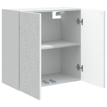 vidaXL Wall-Mounted Cabinet White 59 x 31 x 60 cm Engineered Wood 3