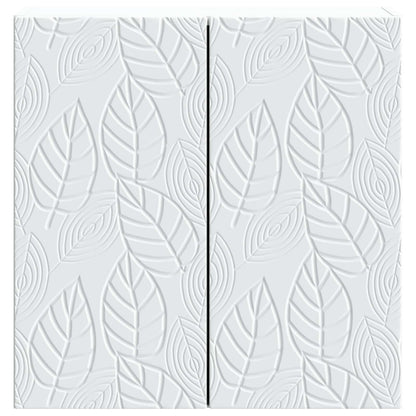 vidaXL Wall-Mounted Cabinet White 59 x 31 x 60 cm Engineered Wood 4