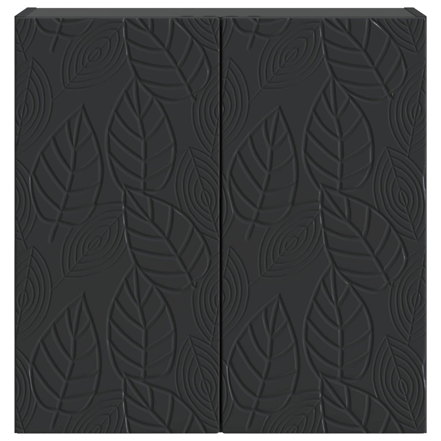 vidaXL Wall-Mounted Cabinet 59 x 31 x 60 cm Engineered Wood Black 4