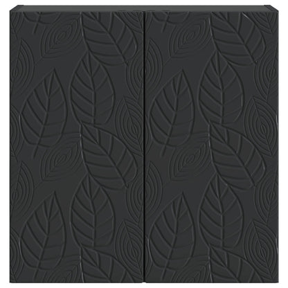 vidaXL Wall-Mounted Cabinet 59 x 31 x 60 cm Engineered Wood Black 4