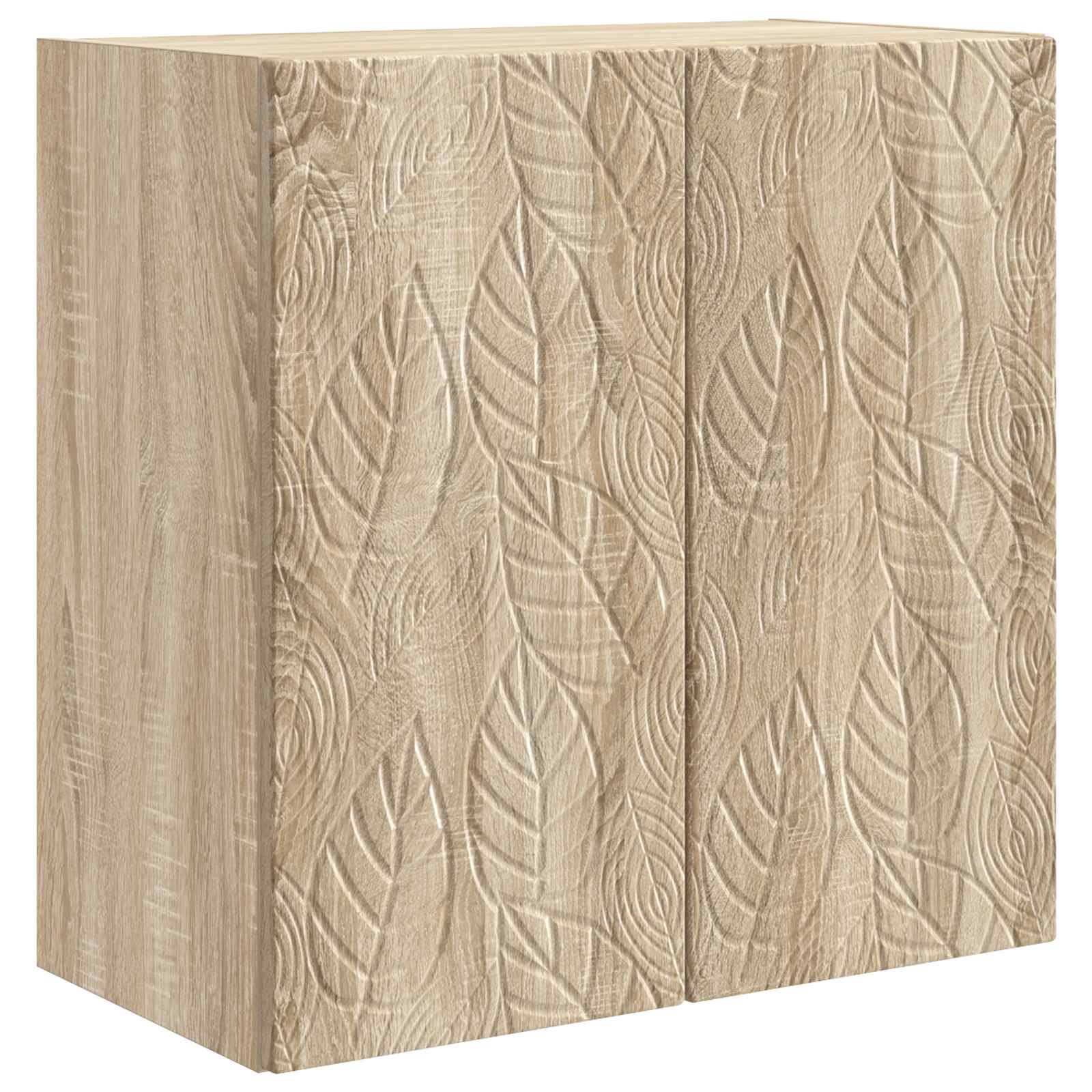vidaXL Wall-Mounted Cabinet 59 x 31 x 60 cm Engineered Wood Sonoma Oak 2