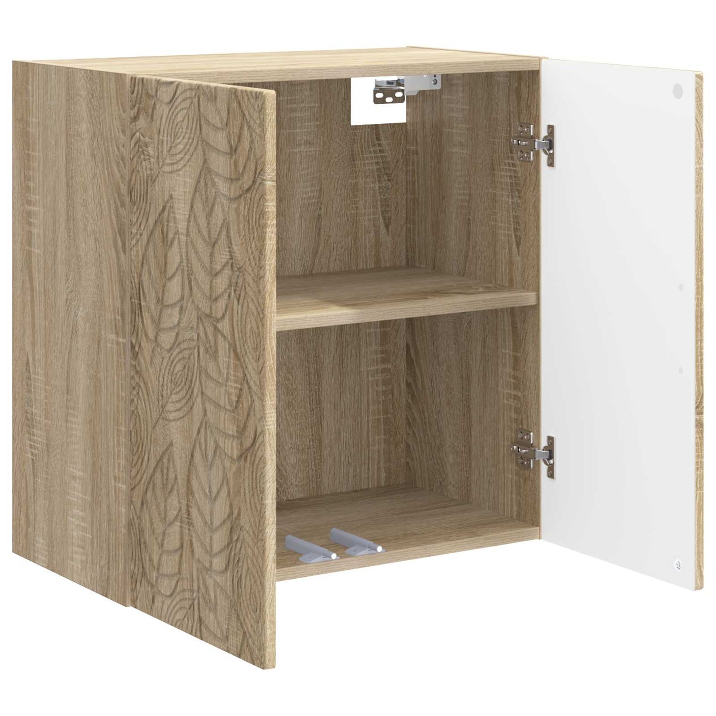 vidaXL Wall-Mounted Cabinet 59 x 31 x 60 cm Engineered Wood Sonoma Oak 3