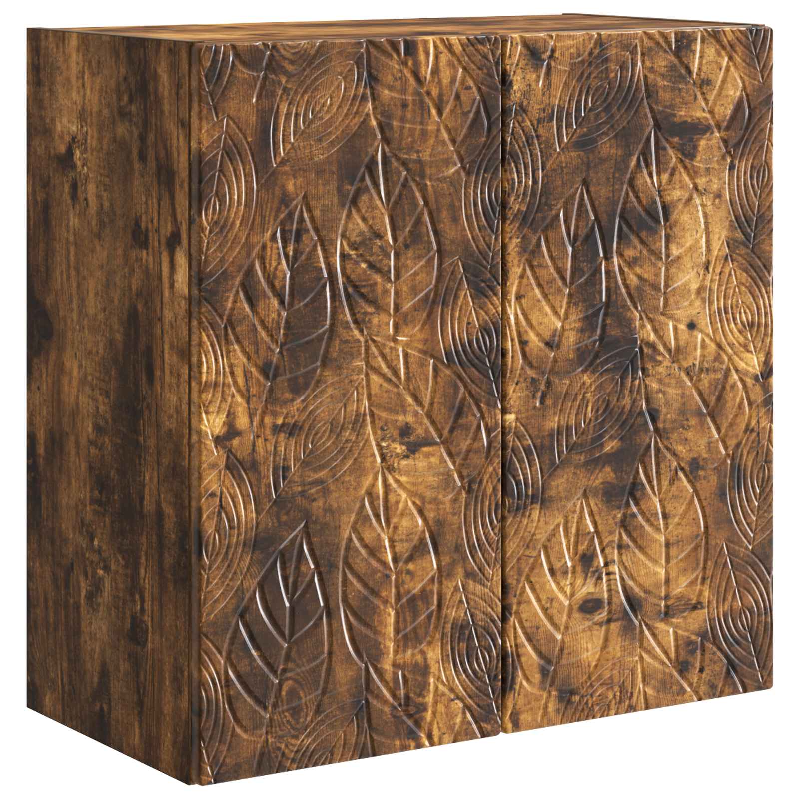 vidaXL Wall-Mounted Cabinet 59 x 31 x 60 cm Engineered Wood Smoked Oak 2
