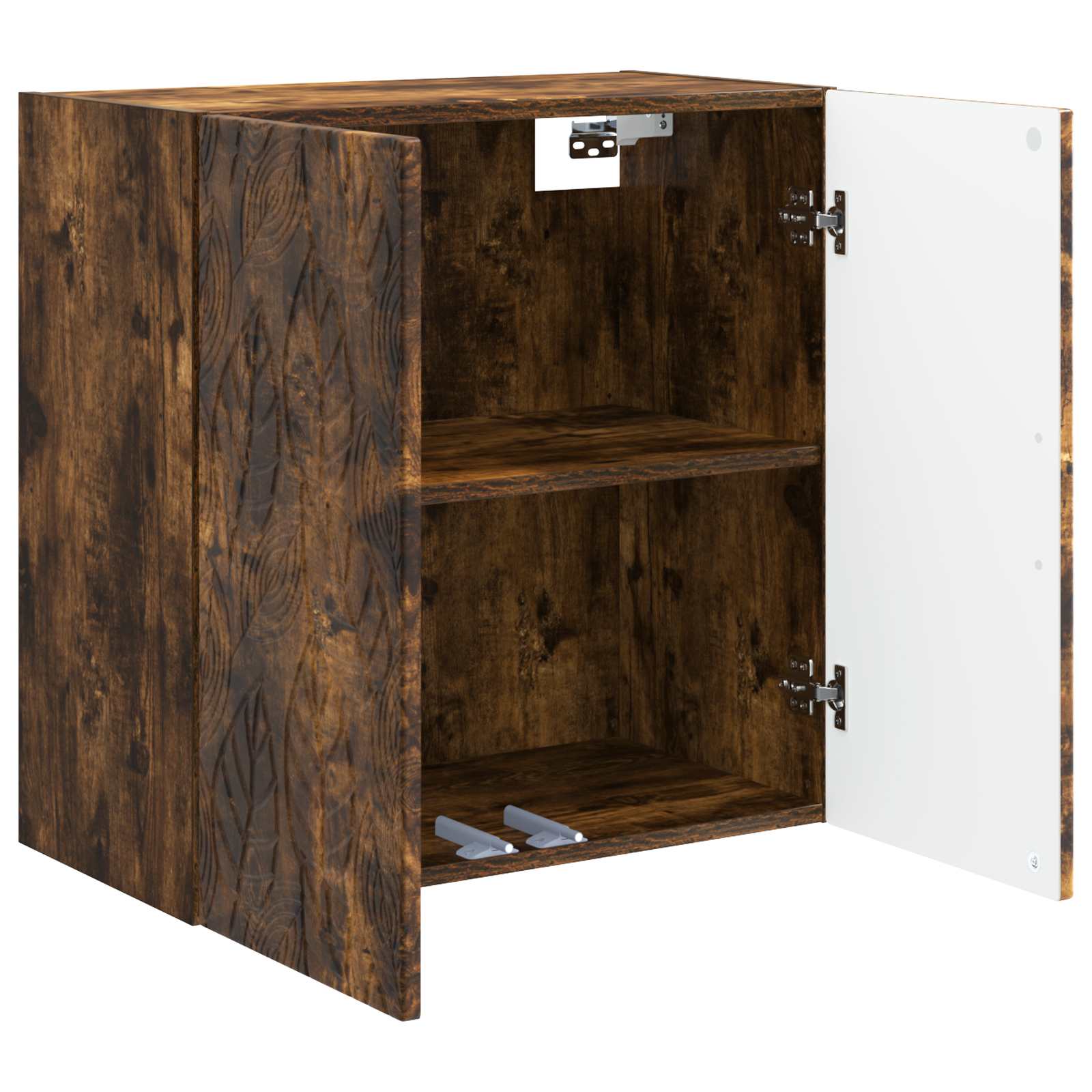 vidaXL Wall-Mounted Cabinet 59 x 31 x 60 cm Engineered Wood Smoked Oak 3