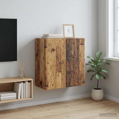vidaXL Wall-Mounted Cabinet 59 x 31 x 60 cm Engineered Wood Old Wood 1