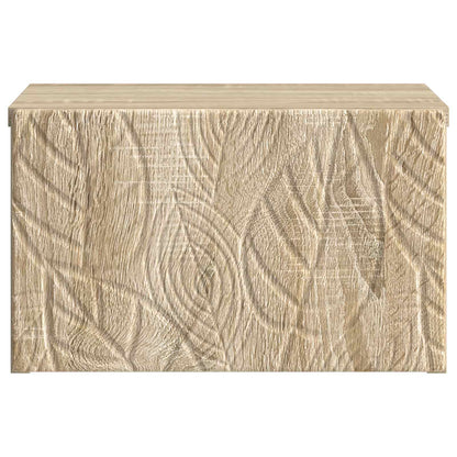 vidaXL Wall-Mounted Side Table 2 pcs Sonoma Oak 34.5 x 33 x 20 cm 6