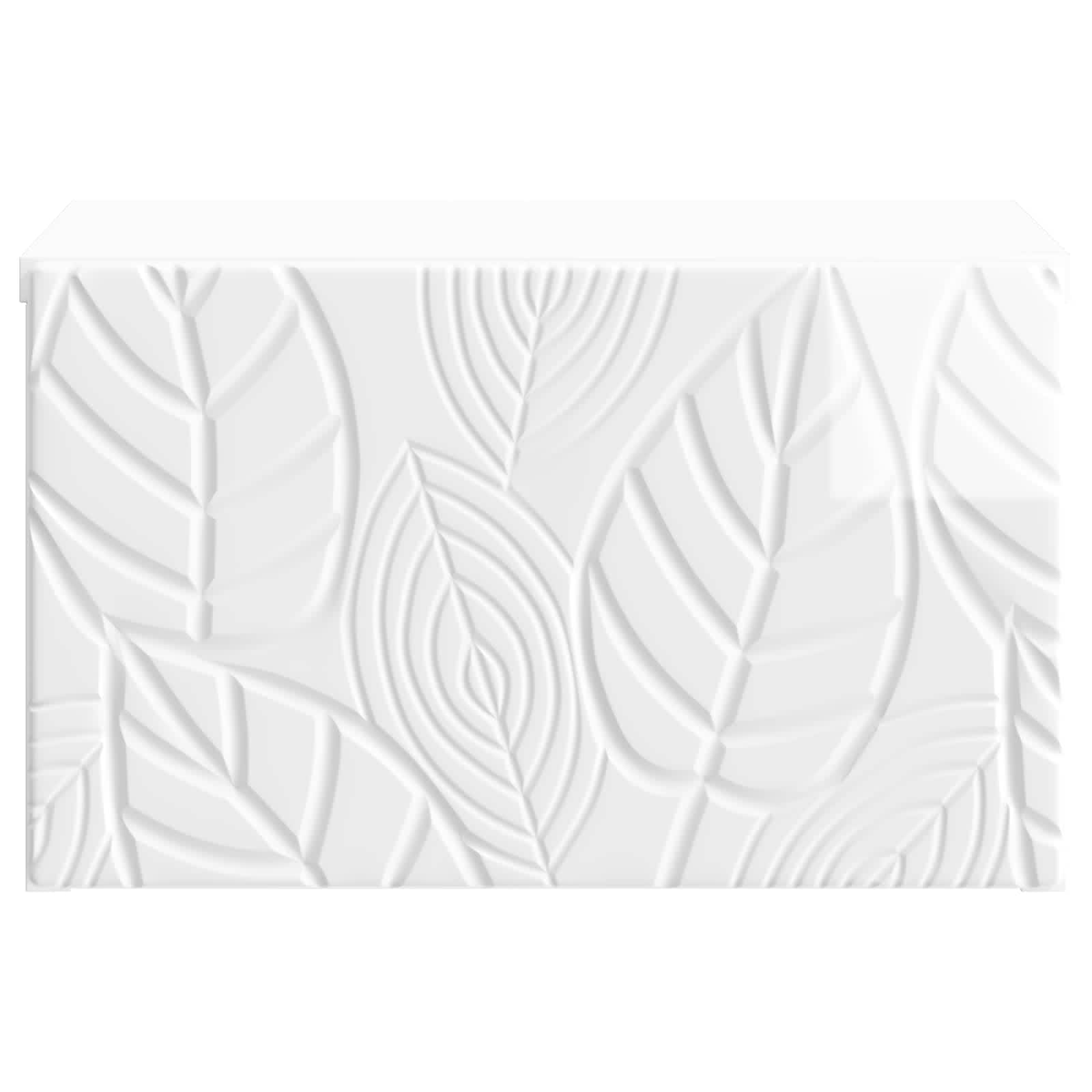 vidaXL Wall-Mounted Side Table 2 pcs High Gloss White 6