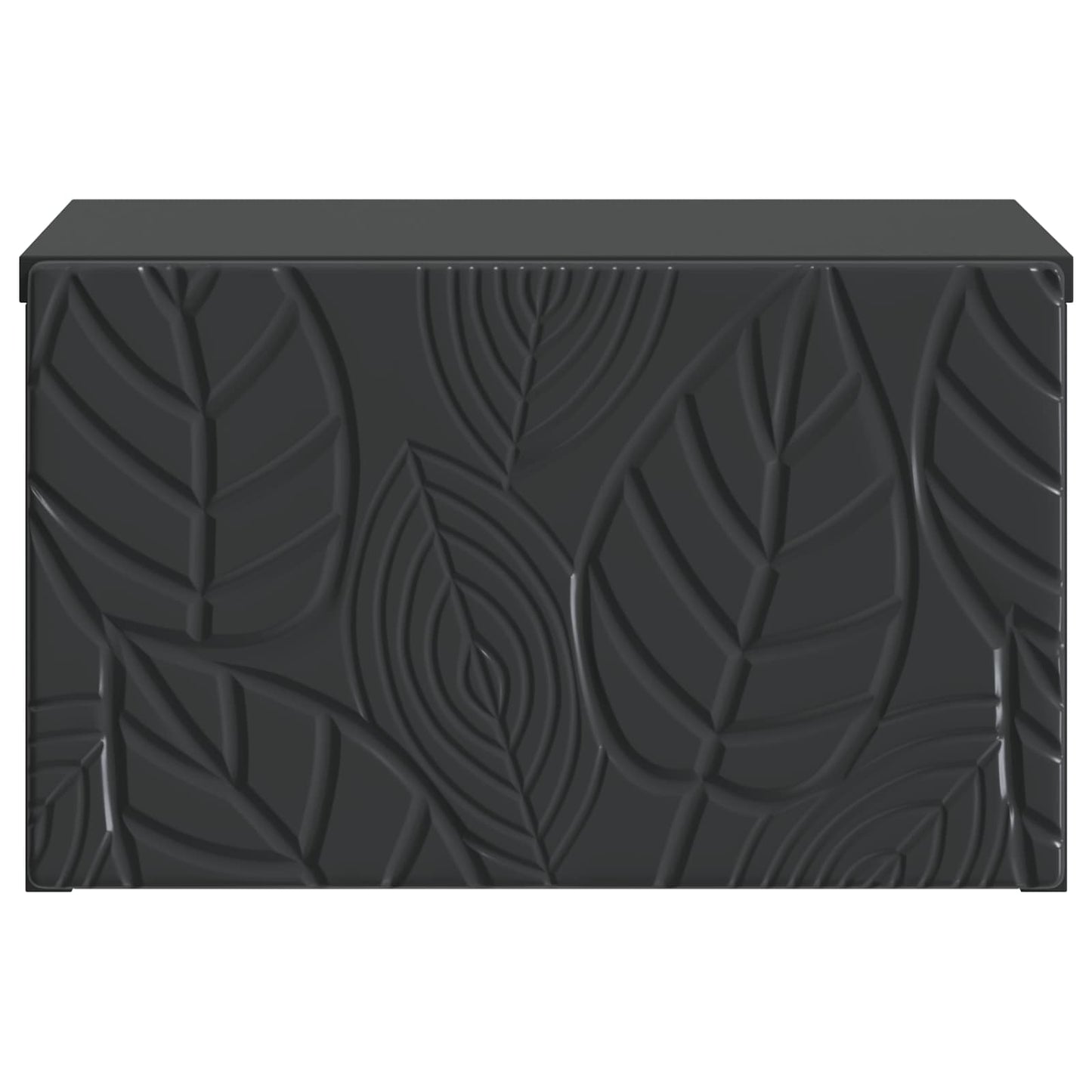 vidaXL Wall-Mounted Bedside Cabinet 2 pcs Black 49 x 34.5 x 20 cm 6