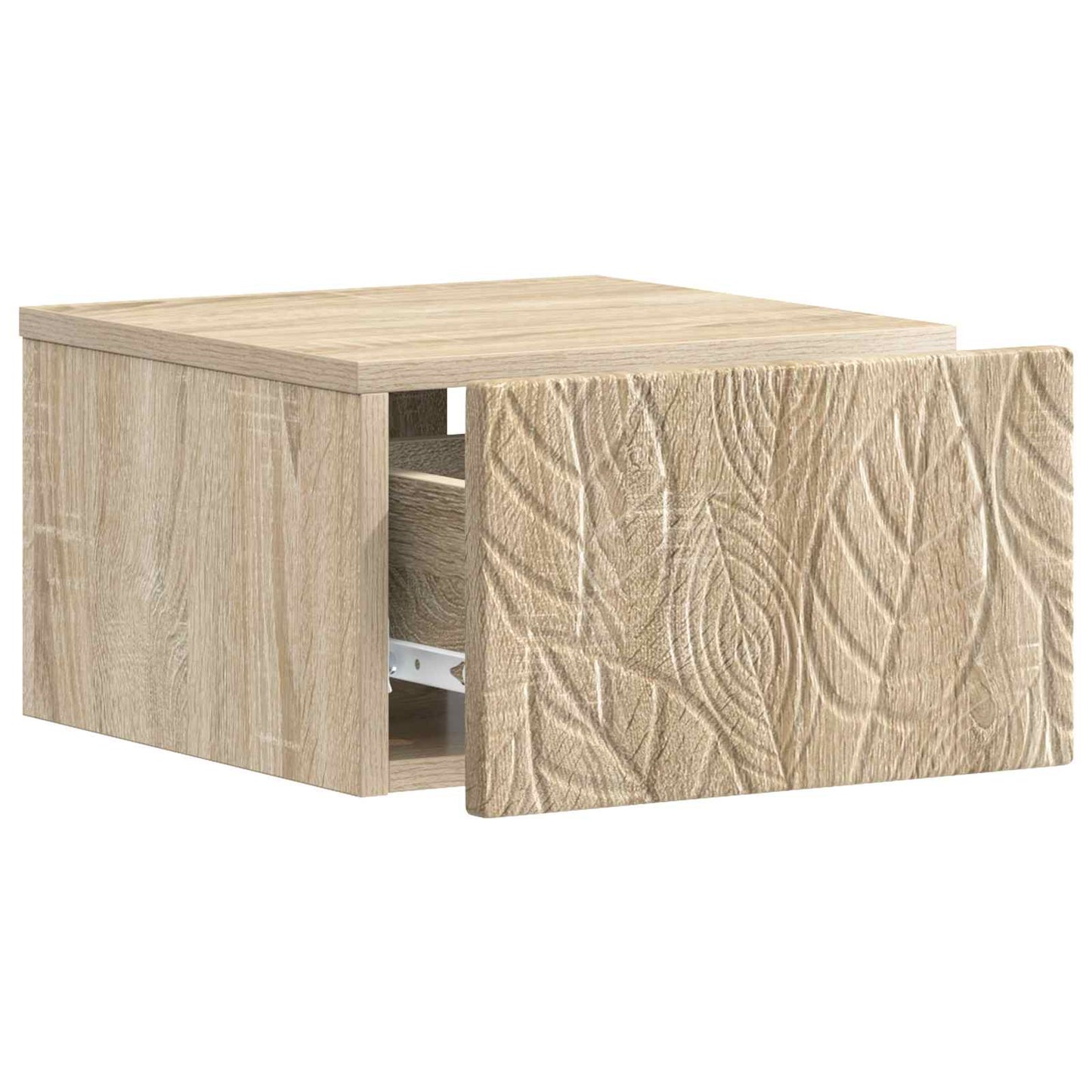 vidaXL Wall-Mounted Bedside Cabinet 2 pcs Sonoma Oak 49 x 34.5 x 20 cm 5