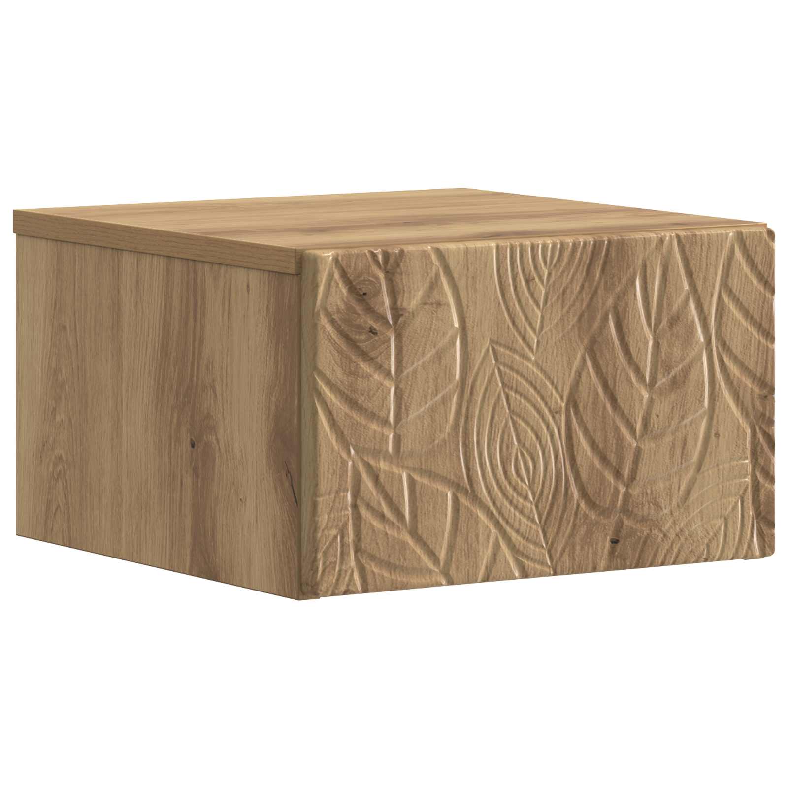 vidaXL Wall-Mounted Bedside Cabinet 2 pcs Artisan Oak 4
