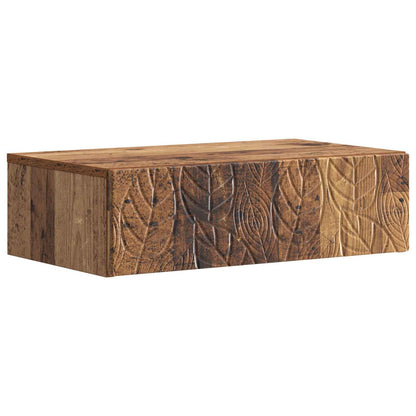 vidaXL Wall-Mounted Side Table 87.5 x 34.5 x 17 cm Engineered Wood 2