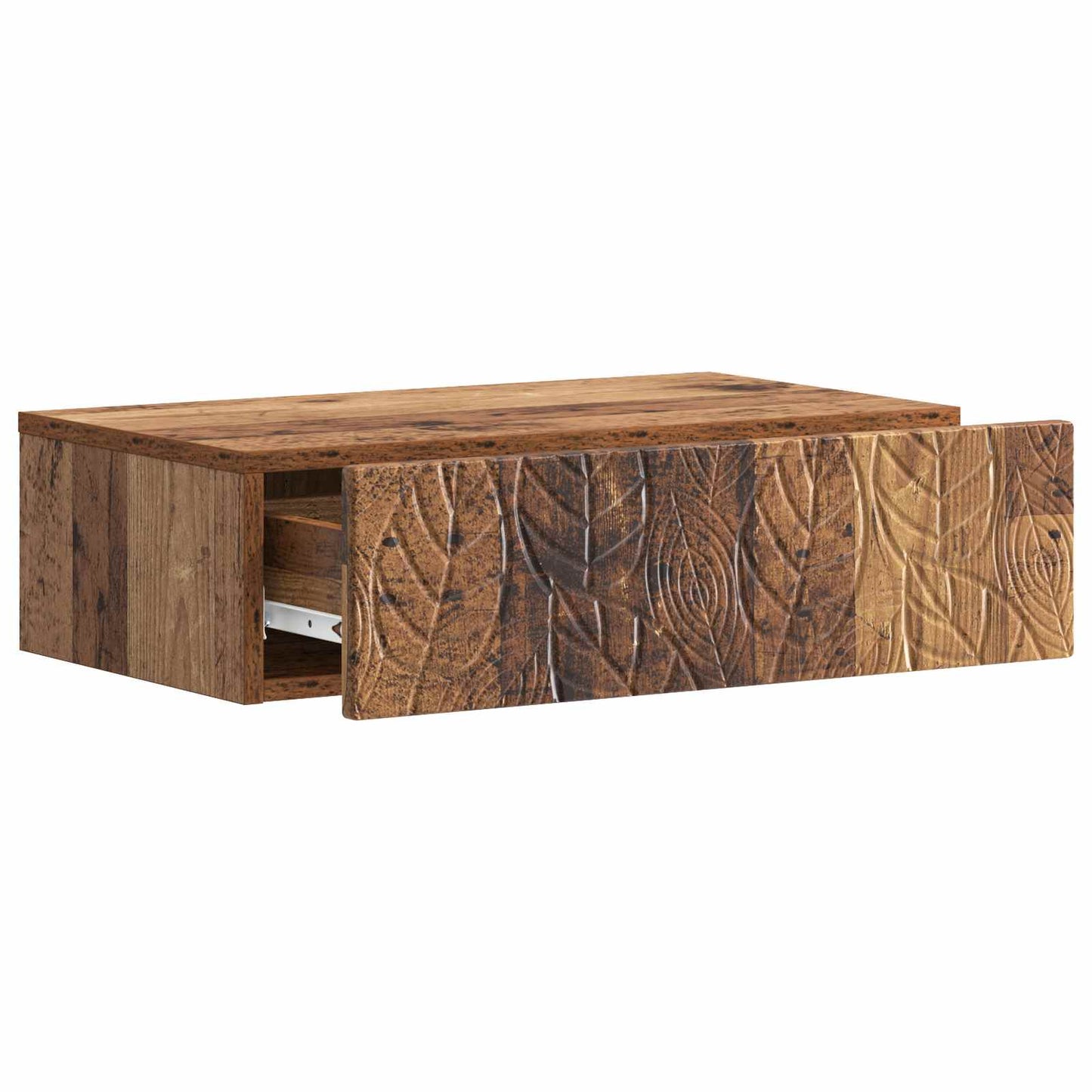 vidaXL Wall-Mounted Side Table 87.5 x 34.5 x 17 cm Engineered Wood 3