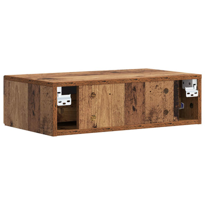 vidaXL Wall-Mounted Side Table 87.5 x 34.5 x 17 cm Engineered Wood 6