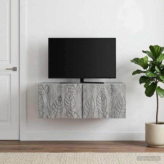 Wall-Mounted TV Cabinet 59.5 x 41 x 30 cm Grey sonoma