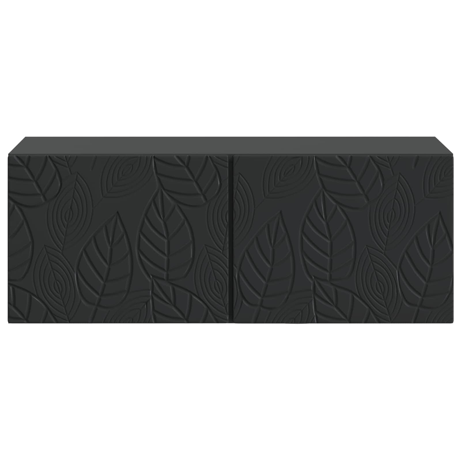 vidaXL Wall-Mounted TV Cabinet 78.5 x 41 x 30 cm Black Engineered Wood 5