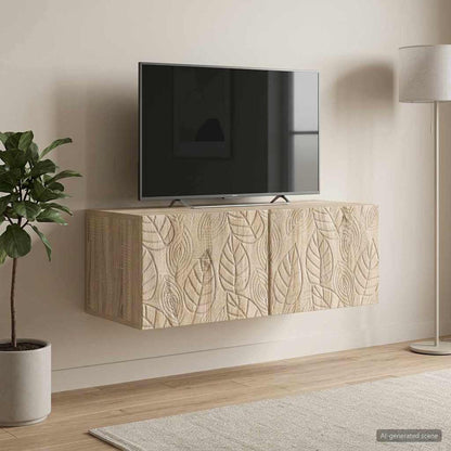 vidaXL Wall-Mounted TV Cabinet 78.5 x 41 x 30 cm Sonoma Oak 3