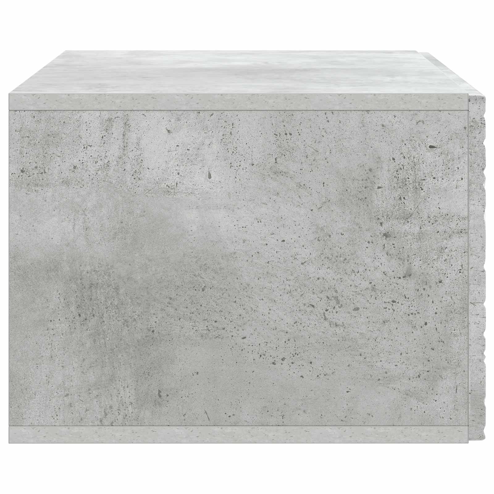 vidaXL Wall-Mounted TV Cabinet 78.5 x 41 x 30 cm Concrete Grey 6
