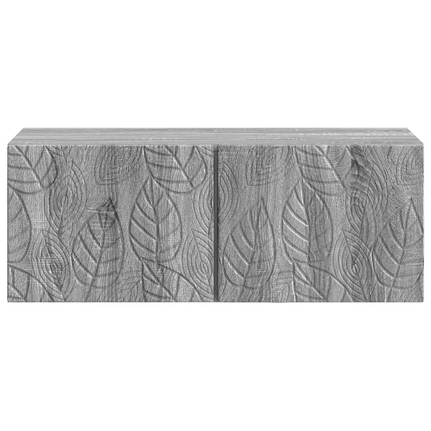 vidaXL Wall-Mounted TV Cabinet 78.5 x 41 x 30 cm Grey Sonoma 5