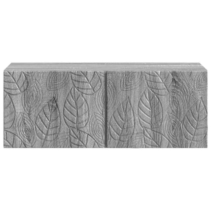 vidaXL Wall-Mounted TV Cabinet 78.5 x 41 x 30 cm Grey Sonoma 5