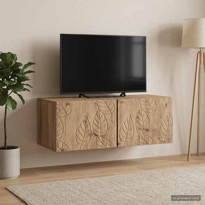 vidaXL Wall-Mounted TV Cabinet 78.5 x 41 x 30 cm Artisan Oak 3