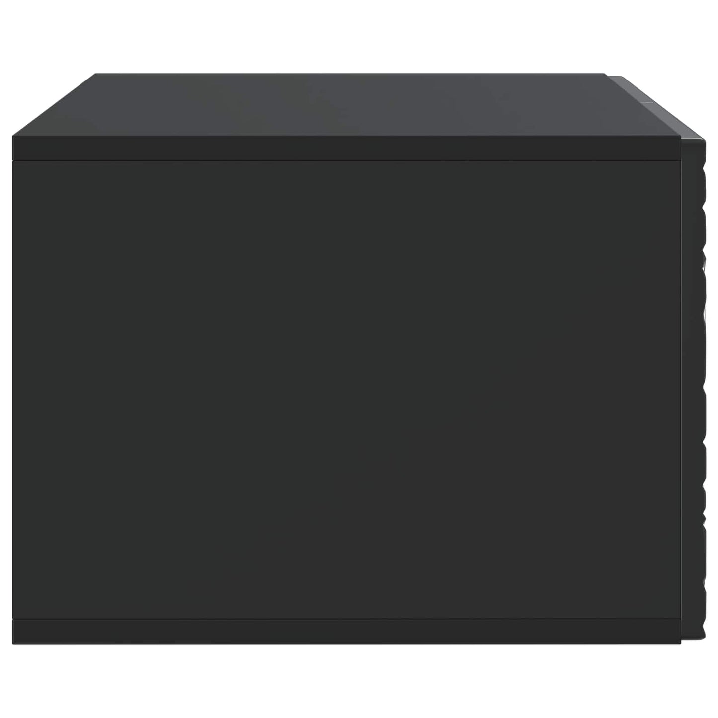 vidaXL Wall-Mounted TV Cabinet 98 x 41 x 30 cm Black Engineered Wood 6