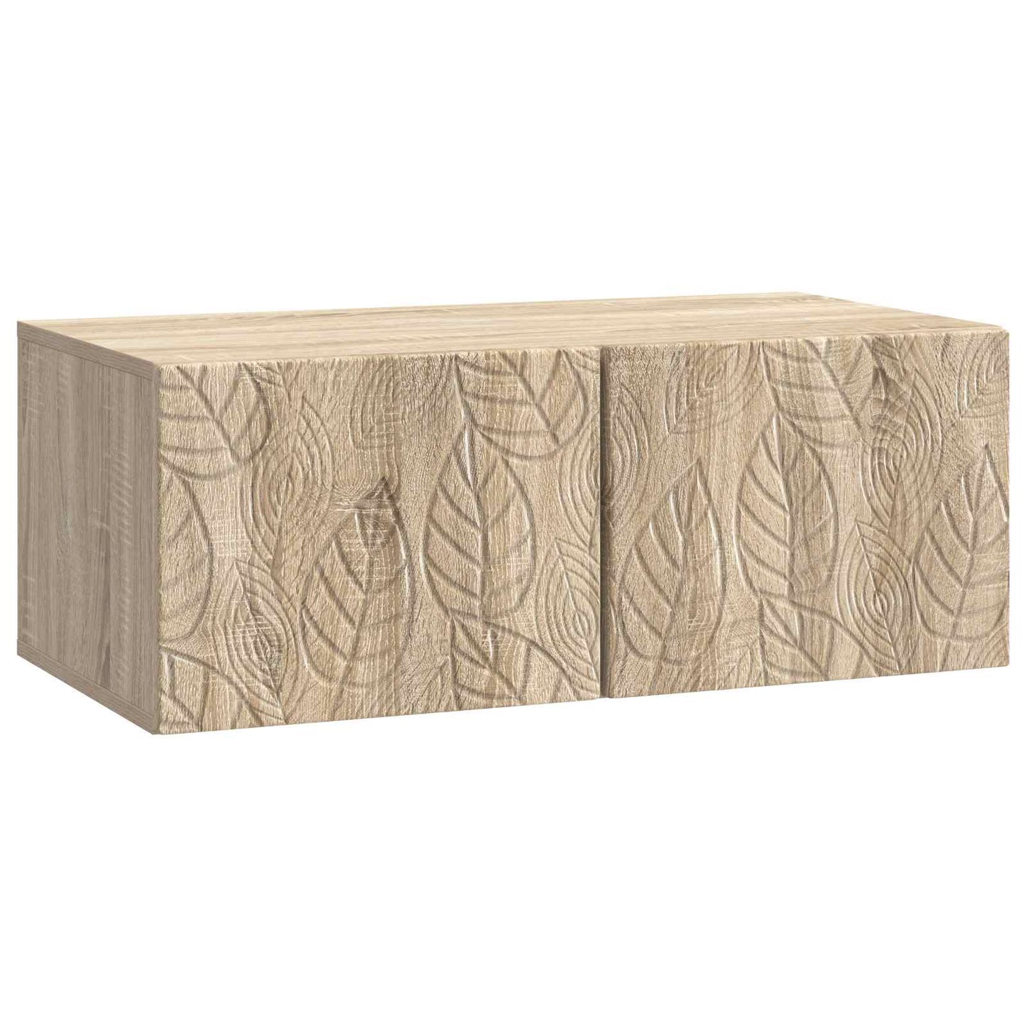 vidaXL Wall-Mounted TV Cabinet 98 x 41 x 30 cm Sonoma Oak 2