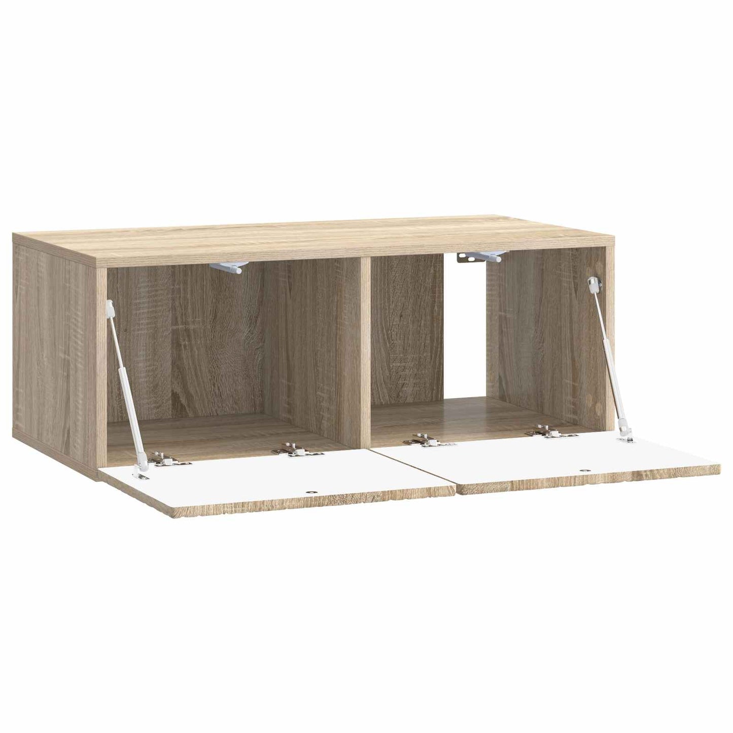vidaXL Wall-Mounted TV Cabinet 98 x 41 x 30 cm Sonoma Oak 4