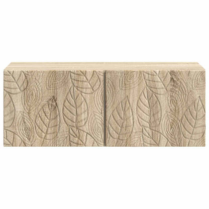 vidaXL Wall-Mounted TV Cabinet 98 x 41 x 30 cm Sonoma Oak 5