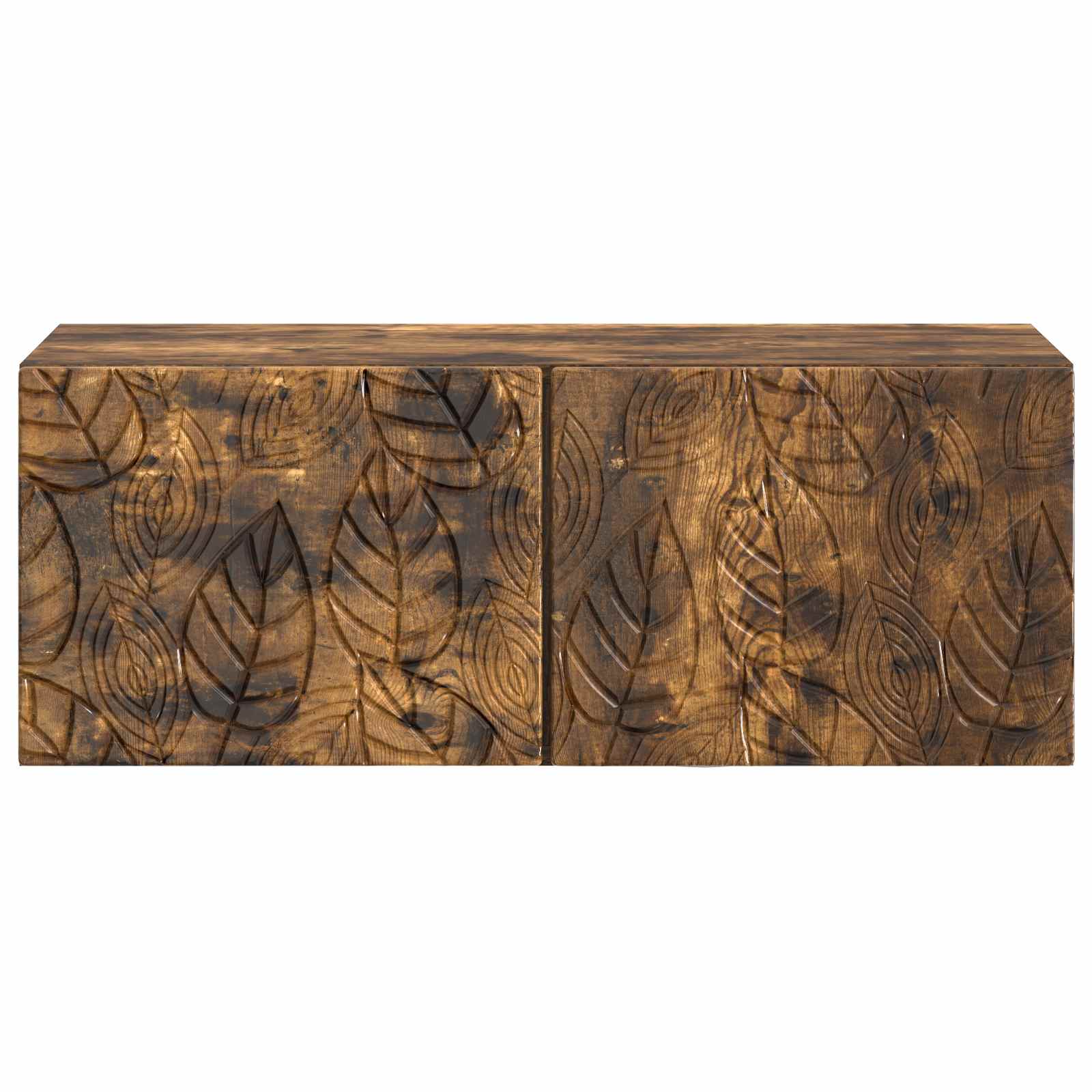 vidaXL Wall-Mounted TV Cabinet 98 x 41 x 30 cm Smoked Oak 5