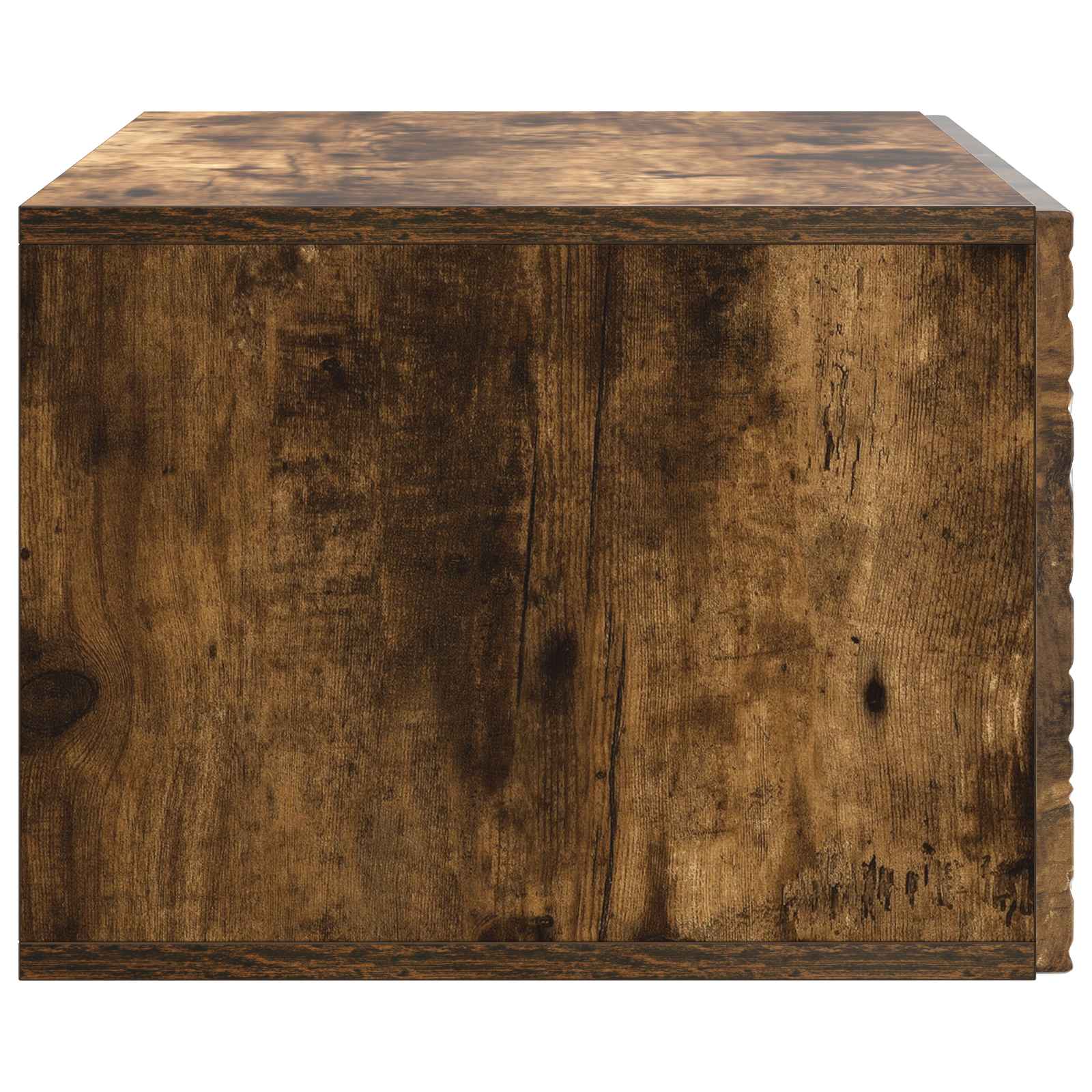 vidaXL Wall-Mounted TV Cabinet 98 x 41 x 30 cm Smoked Oak 6