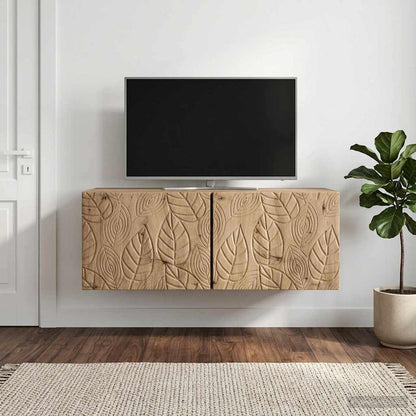 vidaXL Wall-Mounted TV Cabinet 98 x 41 x 30 cm Artisan Oak 3