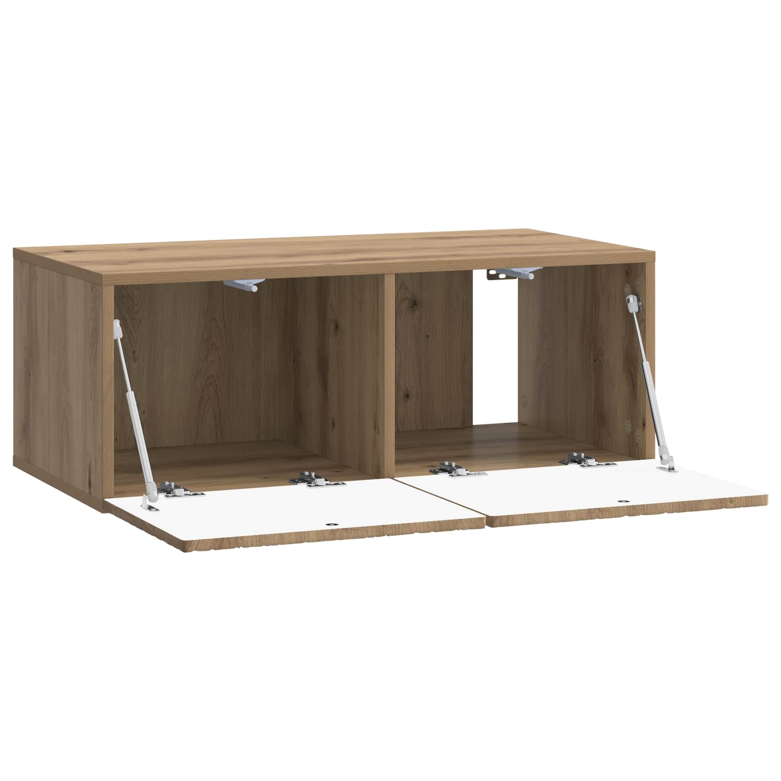 vidaXL Wall-Mounted TV Cabinet 98 x 41 x 30 cm Artisan Oak 4