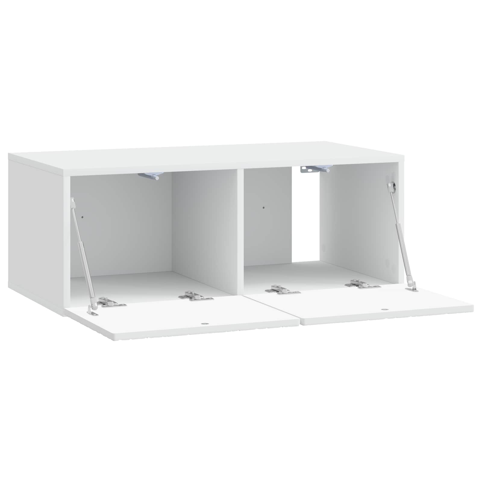 vidaXL Wall-Mounted TV Cabinet 78.5 x 31 cm White Engineered Wood 4