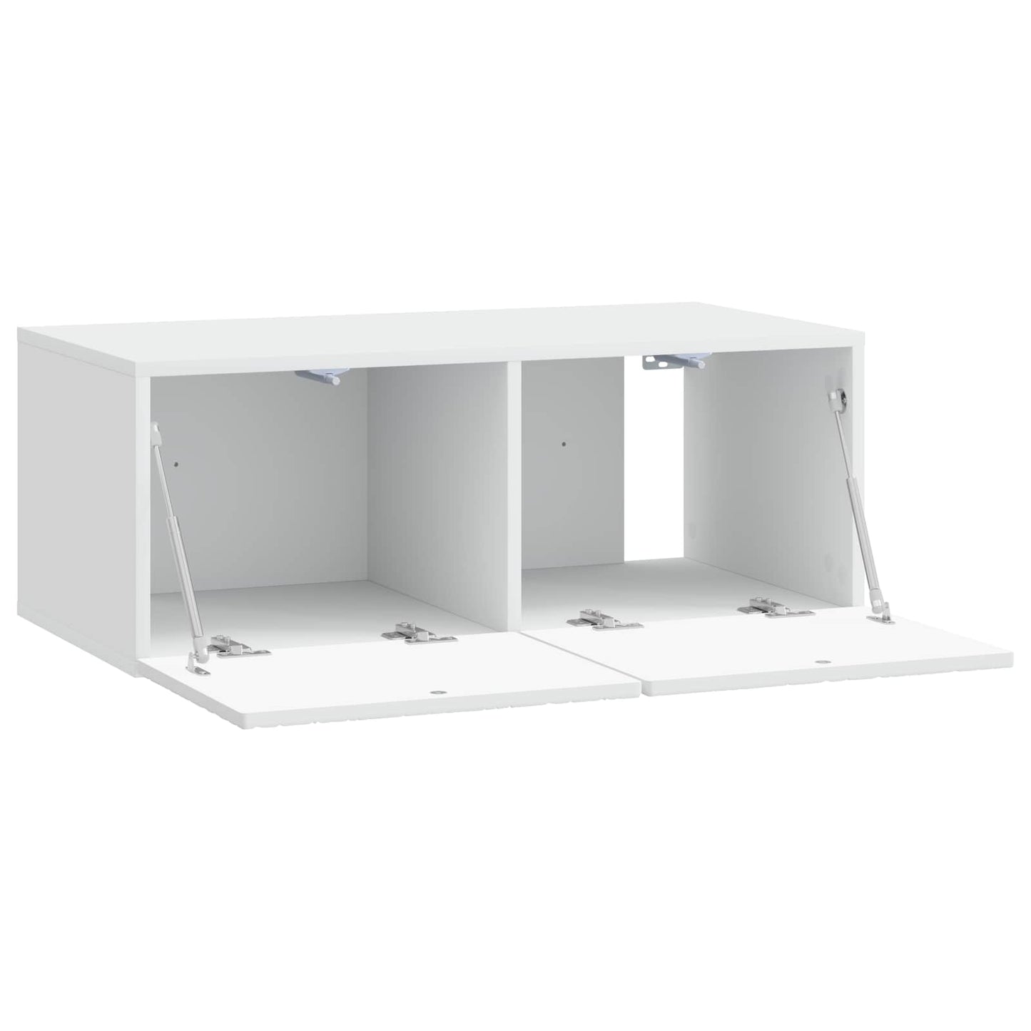 vidaXL Wall-Mounted TV Cabinet 98 x 31 cm White Engineered Wood 4
